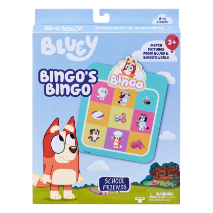 Shopkins Bluey Bingo's Bingo School Theme