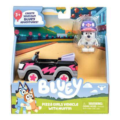Shopkins Bluey S13 Basic Vehicle Pizza Girls & Muffin