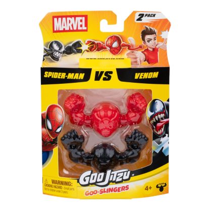 Shopkins Goo Jitzu Marvel S12 Goo Slingers 2 Pack Spider-Man Vs Venom