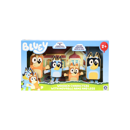Shopkins 8th Wonder Bluey Wooden Character Figures