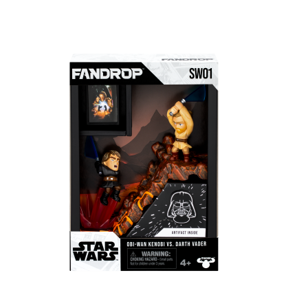 Shopkins FANDROP Star Wars W1 Figure 2 Pack Obi-Wan Kenobi Vs Darth Vader
