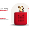 Tonies Playtime Puppy Toniebox 2 Starter Set - Sunset Red